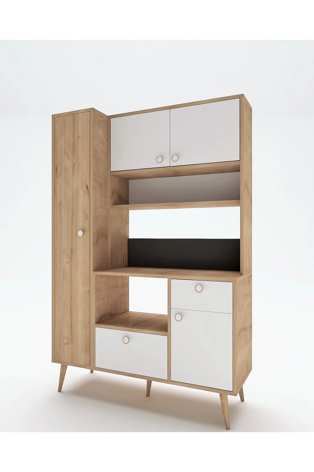 Colombia Kahve Köşesi / Çok Amaçlı Dolap / Airfryer Dolabı / Mutfak Organizeri